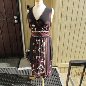 #762  NEW WOMAN'S WRAP AROUND DRESS BY JONES NEW YORK  (SIZE 16)
